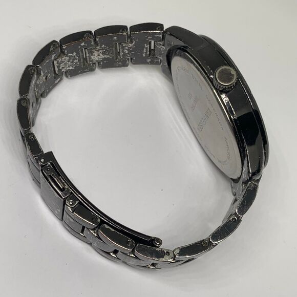 VAN HEUSEN Diamond men’s quartz analog black tone 44mm case size running - Picture 6 of 8